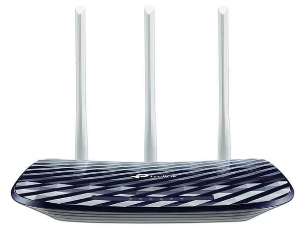 Router Inalámbrico TP-Link Archer C20, de Doble Banda, Wireless AC (Wi-Fi 5), hasta 433Mbps en 5GHz.