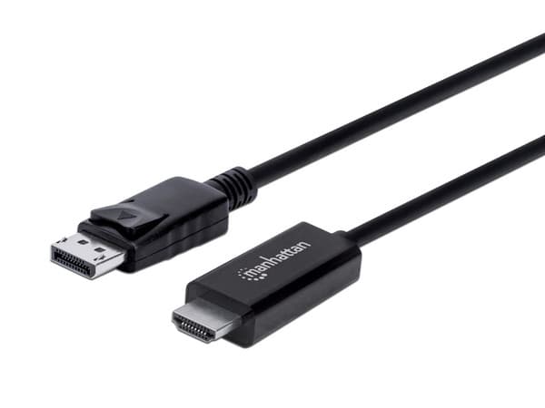 Cable de Vídeo Manhattan de DisplayPort a HDMI (M-M), 3m. Color Negro.