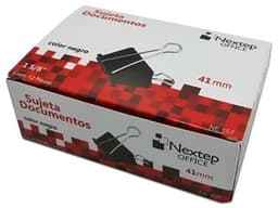 Sujeta Documentos Nextep 41mm(1 5/8") 12 Piezas - imagen 2