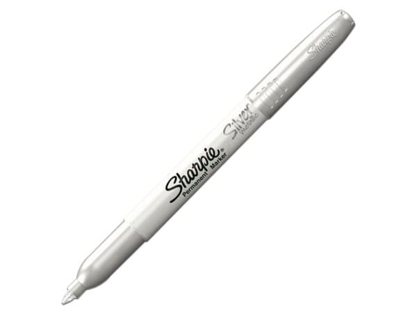 Marcador Sanford Sharpie, 12 pzas, Color Plata Metálico.