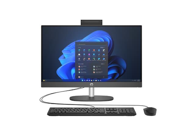 Pc All in One HP ProOne 240 G10,Procesador Intel Core Ultra 5 125U (hasta 4.3 Ghz),Memoria de 8GB DDR5,SSD de 512GB,Pantalla de 23.8" LED,Video UHD Graphics,S.O. Windows 11 Home (64 Bits), Color Gris.