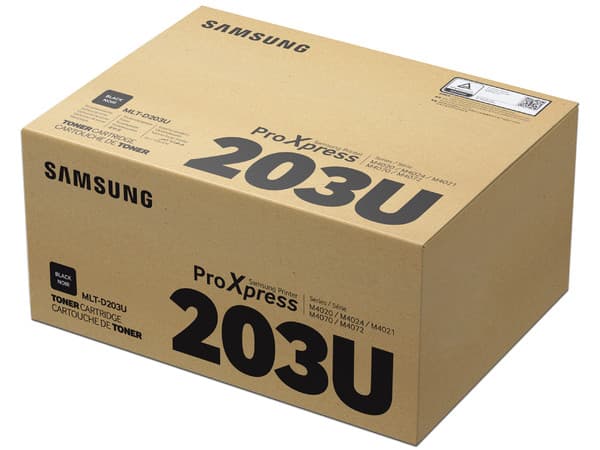 Cartucho de Tóner Samsung 203U, Negro, Modelo: MLT-D203U.