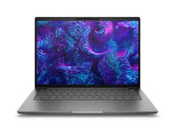 Workstation HP ZBook 8 G1i: 
Procesador Intel Core Ultra 7 255H (hasta 5.1 GHz), 
Memoria de 16GB DDR5, 
SSD de 512GB, 
Pantalla de 14" LED, 
Multi-Touch, Video NVIDIA RTX 500 Ada, 
S.O. Windows 11 Pro (64 Bits). - imagen 1