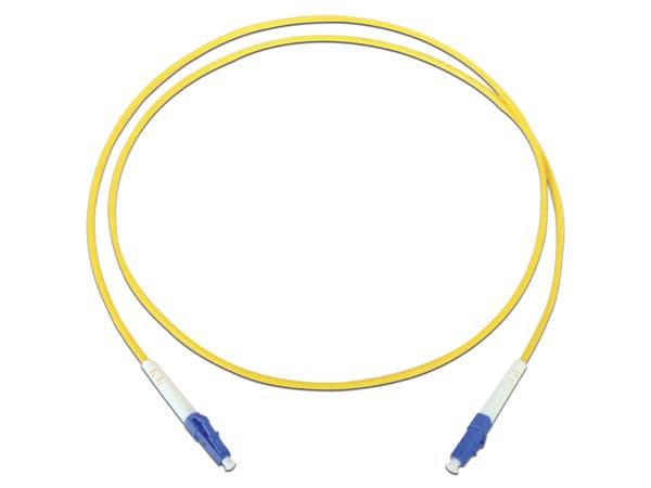 Jumper de Fibra Óptica LinkedPro LP-FO-6014B, Monomodo, LC a LC, 1m, Color Amarillo.