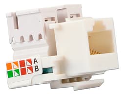 Conector Jack Enson RJ45 Cat6. Color Blanco. - imagen 1