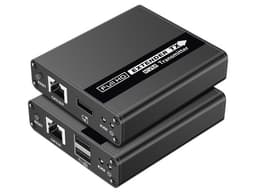 Kit Extensor Epcom TT223KVM, HDMI y USB, Cat6, Cat6A, Cat7, 1080p, HDR. - imagen 1