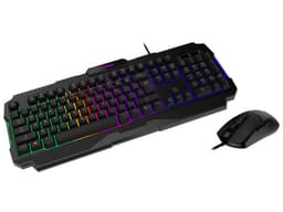 Kit Gamer de Teclado y Mouse MSI FORGE GK100 COMBO, Alámbrico, USB, Color. Negro (Idioma Inglés) - imagen 2