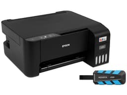Multifuncional Epson EcoTank L3210 con Sistema de Tanques de Tinta, Impresora, Copiadora y Escáner, USB. Incluye Unidad de Estado Sólido Externo ADATA SC740 de 1TB. - imagen 1