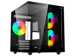 Gabinete Gamer Balam Rush Tank Pro Evo GM955, Mini Tower, Micro-ATX (Sin fuente de poder). Color Negro. - imagen 1
