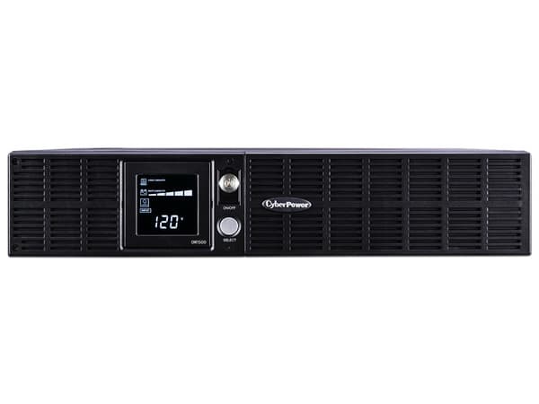 No-Break UPS Cyberpower OR1500LCDRT2U, 1500 VA con 8 contactos NEMA 5-15R, Rack 2U, Color Negro.
