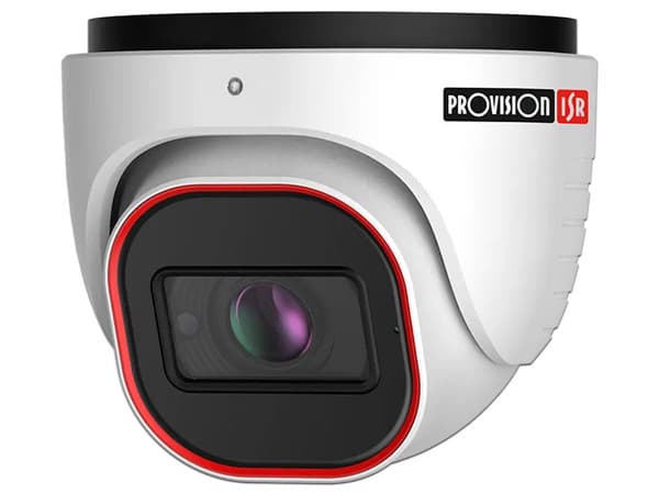 Cámara Tipo Domo Provision ISR DI-33K0AP-MVF de 4MP (2560 x 1440), Lente de 2.8mm, IR hasta 40m, Micrófono Integrado, IP67, Color Blanco.