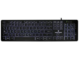 Teclado Perfect Choice PC-201304, Iluminación en Teclas para Oficina, Retroiluminación en Color Blacklight. - imagen 1