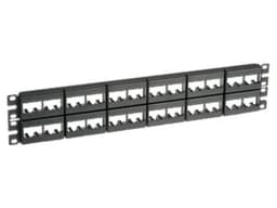 Panel de Parcheo Modular Panduit CPP48WBLY, 48 Puertos, 2U, Color Negro. - imagen 1