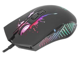 Mouse Gamer Manhattan MAN-190220, Hasta 7,200 dpi, Iluminación LED, 7 botones, USB, Color Negro. - imagen 3