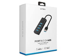 Hub USB Acteck X3 DH425 de 4 Puertos (Convierte 1 puerto USB-A 3.0 en 4). Color Negro. - imagen 3