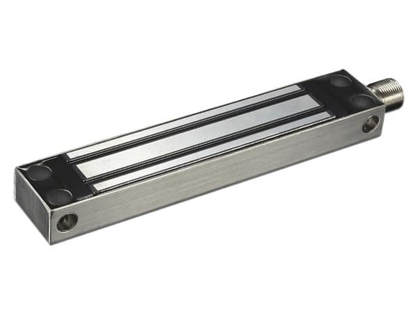 Chapa Magnética AccessPRO MAG600WS, 280kg de Fuerza, Uso Exterior, Protección IP68.