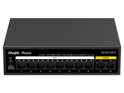 Switch Ruijie RG-ES110F-P de 8 Puertos PoE+ 10/100BASE-T, 2 Puertos 10/100BASE-T, Protección Eléctrica de 4KW. - imagen 1