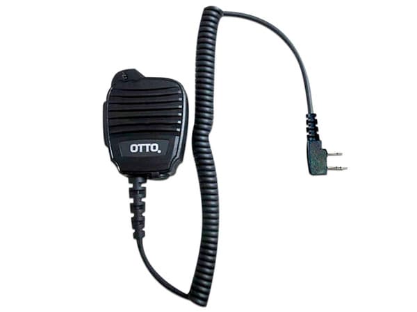 Micrófono-Bocina OTTO E2-RE2KA5111 con cancelación de ruido, para radios KENWOOD. Color Negro
