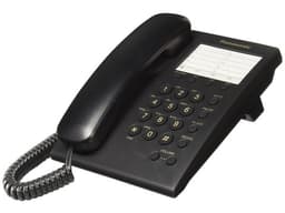 Teléfono Panasonic KX-TS550MEB analógico de 100 entradas. Color Negro. - imagen 1