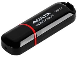 Unidad Flash USB 3.0 ADATA UV150 de 32GB. Color Negro. - imagen 1