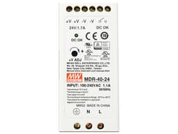 Fuente de poder Industrial Mean Well Riel Din 24Vcc, 40W. - imagen 3