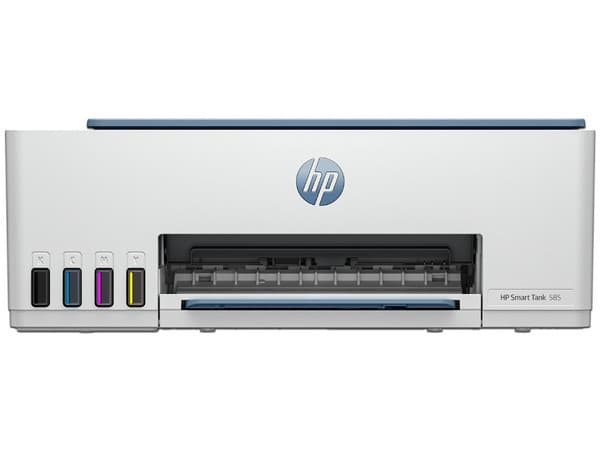 Multifuncional HP Smart Tank 585 con Sistema de Tanques de Tinta, Impresora, Copiadora y Escáner, Wi-Fi, USB.