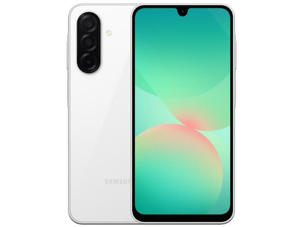 Smartphone Samsung Galaxy A26 5G: Procesador Octa Core (hasta 2.4 GHz), Memoria RAM de 8GB, Almacenamiento de 256GB, Pantalla Super AMOLED Multi-Touch de 6.5" FHD+, Bluetooth, Wi-Fi, Cámara principal de 50MP, Android 14, Color Blanco.