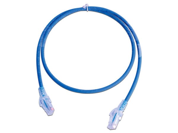 Cable de Red Siemon Cat6 UTP, 0.9m. Color Azul. (Versión Bulk).
