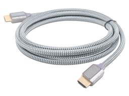 Cable de Video Epcom HDMI 2.1 (M-M), 8K 60Hz, eARC, 2m. Color Gris. - imagen 1