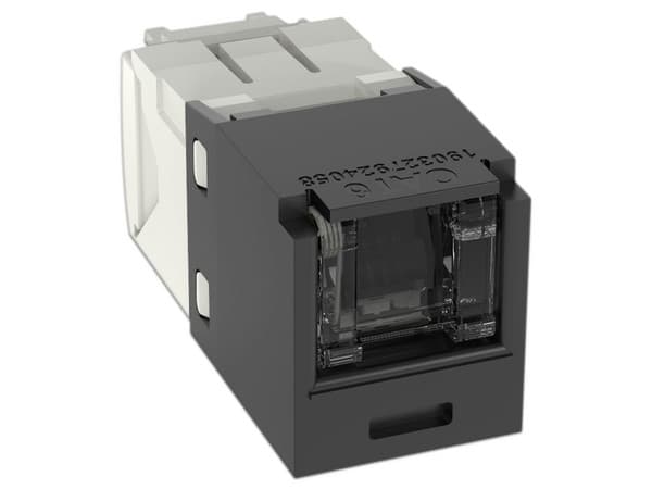 Conector Jack Panduit CJH688TGBL RJ-45 Cat6. Color Negro