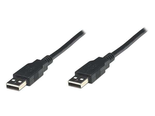 Cable USB 2.0 Manhattan (M-M), 1.8m. Color Negro.