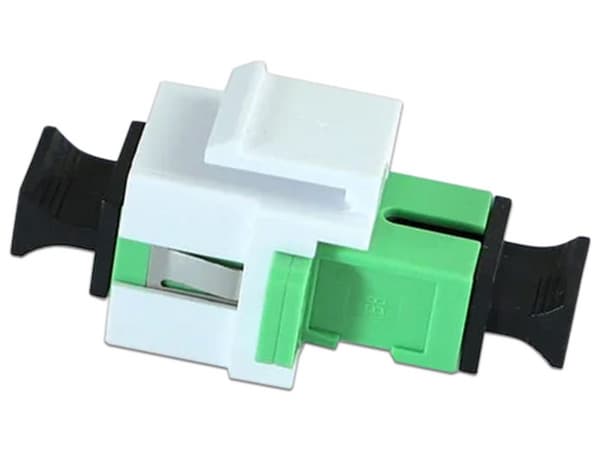 Modulo Acoplador Enson EPRO-SCSCMM, Conector SC/APC Simplex, Color Verde.