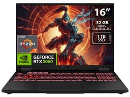 Laptop Gamer ASUS TUF Gaming A16: Procesador AMD Ryzen 7 260 (hasta 5.1 GHz), Memoria de 32GB DDR5, SSD de 1TB, Pantalla de 16" LED (1920 x 1200), 165Hz,Video NVIDIA GeForce RTX 5060, S.O. Windows 11 Home, Teclado en Inglés. - imagen 1