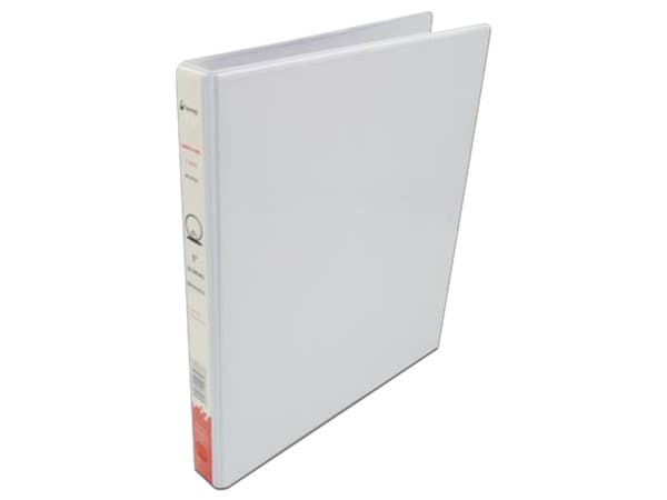 Carpeta de Vinil Nextep NE-013U, Tamaño Carta, Aro tipo O de 1", hasta 150 hojas. Color Blanco.