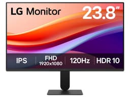Monitor LED LG 24U411A-B de 24", Resolución 1920 x 1080 (Full HD 1080p), 5 ms, 120Hz, Color Negro. - imagen 1
