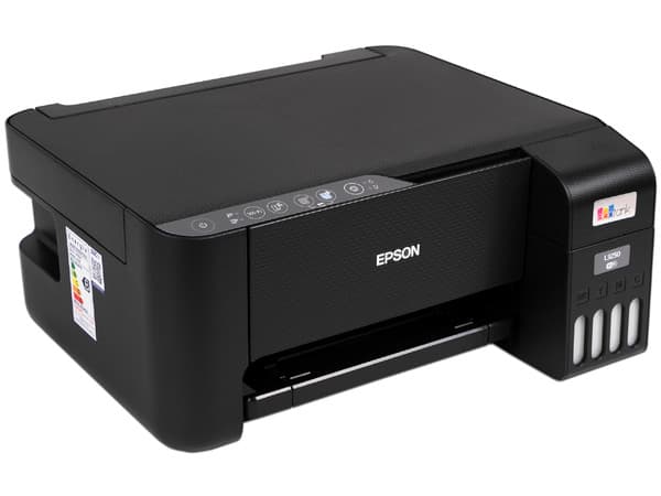 Multifuncional Epson EcoTank L3250, Sistema de Tanques de Tinta, Impresora, Copiadora y Escáner, Resolución Máxima de Impresión de hasta 5760 x 1440 DPI, Velocidad de Impresión en Negro de 10 ppm, Wi-Fi, USB, Color Negro.