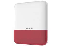 Sirena Inalámbrica Hikvision AX PRO DS-PS1-E-WB/R, Indicador LED, IP65. Color Blanco con Rojo. - imagen 2