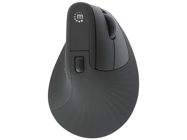 Mouse óptico inalámbrico Manhattan VERTIC 2.4G, ergonómico, modelo 190336.