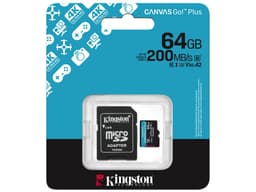 Memoria Micro-SD Kingston Technology Canvas Go Plus 64GB, 200 MB/s, Clase 10 - imagen 2