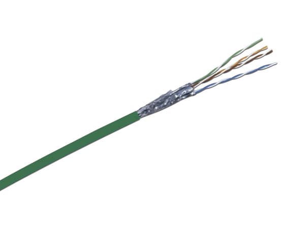 Bobina de Cable 3M Cat6A (UTP), Caja con 1000m, Color Verde, 24 AWG, Sólido.