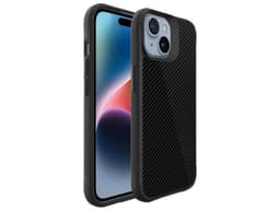 Funda Protectora TEKKU Combat Carbon para iPhone 15, Color Negro. - imagen 1