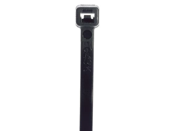Cincho de Nylon 6.6 Panduit, de 188mm x 4.8mm, Exterior Resistente a Rayos UV, Paquete de 1000pz, Color Negro.