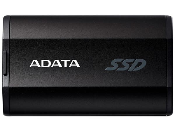 Unidad de Estado Sólido Portátil Adata SD810-500G-CBK de 500GB, USB 3.2, Color Negro.