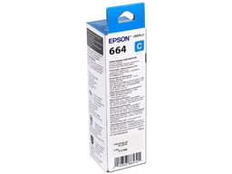 Botella de Tinta Cian Epson T664, Modelo: T664220-AL. - imagen 2