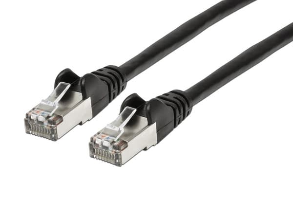 Cable de red INTELLINET, Cat6a, UTP, RJ-45 (M-M), 2.1m, Negro.