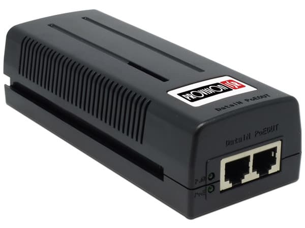 Inyector de corriente Provision ISR PoEI-0130, 100 Mbps, 2 x RJ-45, PoE.
