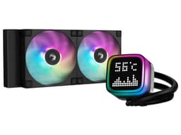 Sistema de Enfriamiento Liquido Deepcool LP240 ARGB, 2x 120mm, Para Socket LGA 1700, 1200 , 1151, 1155, 1150, AM4 y AM5, Color Negro. - imagen 1