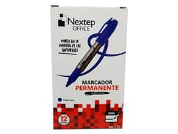 Marcador Permanente Nextep NE-072 de punta fina 2.0 mm, color azul. Paquete con 12 piezas - imagen 2