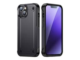 Funda Tekku Tough Cover para iPhone 15 Plus. Color Negro. - imagen 1
