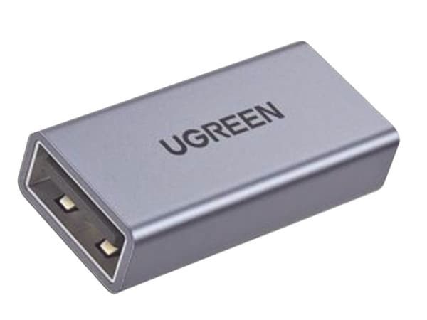 Adaptador UGREEN 20119, USB A 3.0 (H) a USB A 3.0 (H), Color Gris.
